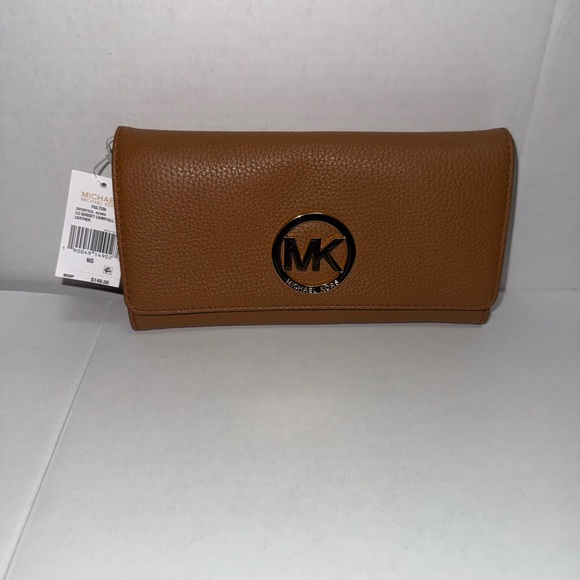 Michael Kors Tan Leather Wallet - Picture 1 of 3